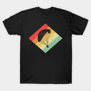 Retro Vintage 80s Paragliding Gift For Paragliders T-Shirt